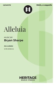 Alleluia SSAA choral sheet music cover Thumbnail